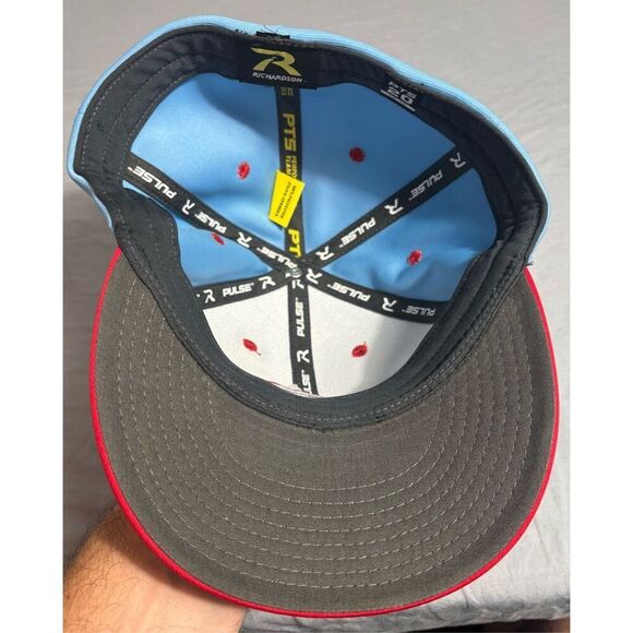 Alternate Color St. Louis Rams Hat Logo Red and Blue Richardson Fitted Large/XL - Picture 7 of 8